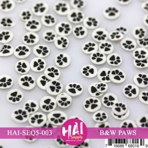HAI-SEQ5-003 B/W CLAY PAWS