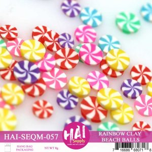 HAI-SEQM-057 - RAINBOW CLAY BEACH BALLS