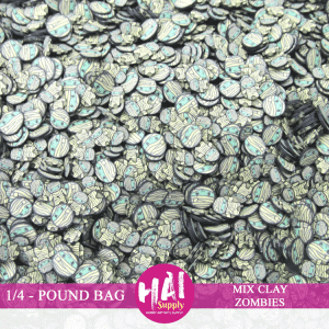 1/4-Pound - MIX CLAYS ZOMBIES, HALLOWEEN THEMED